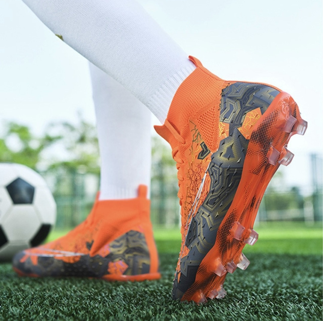Chuteira Campo Masculina Tempesta Laranja - Volleio