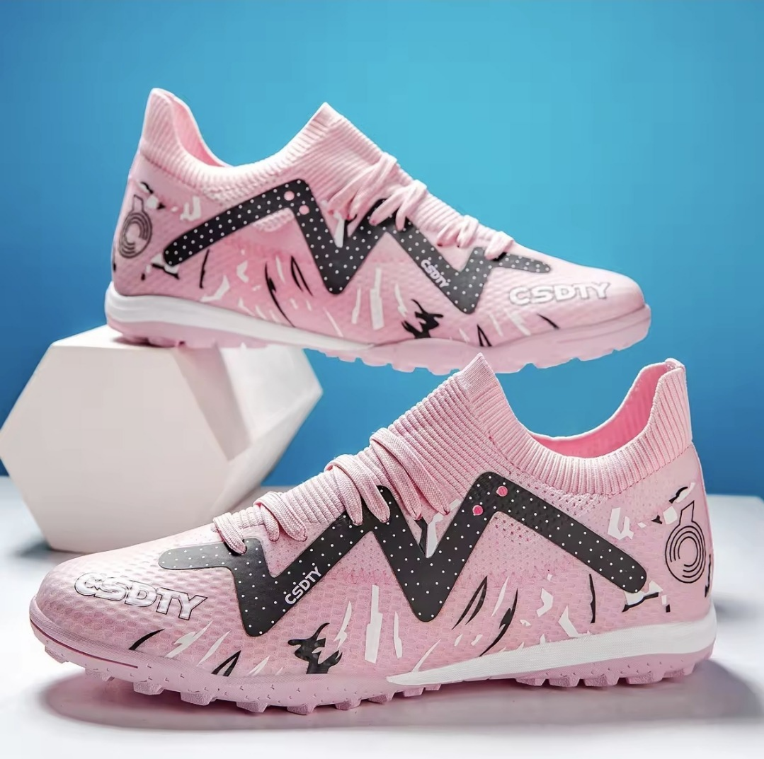 Chuteira Society Masculina Galactic Rosa - Volleio