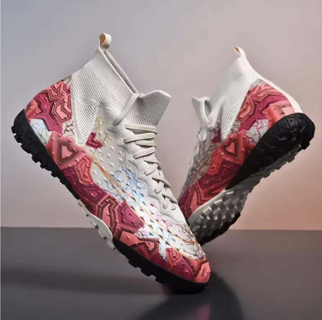 Chuteira Society Masculina Tempesta Rosa - Volleio
