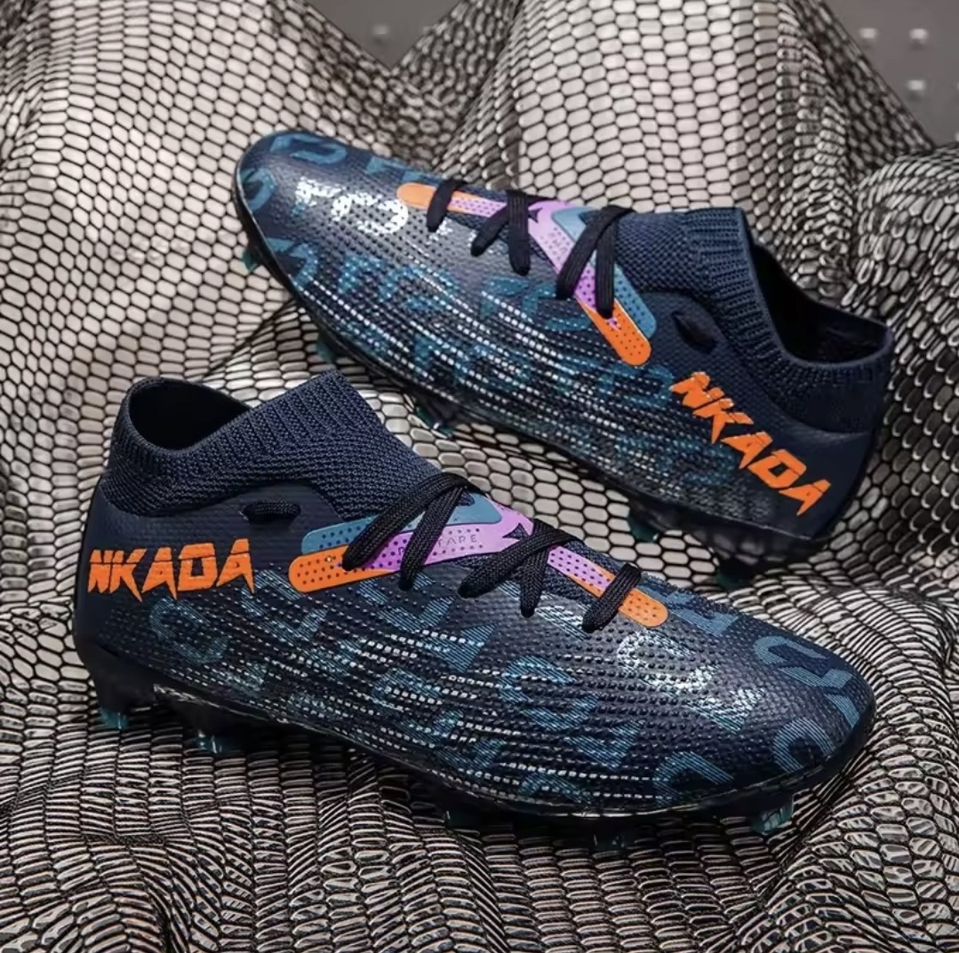 Chuteira Campo Masculina NKADA Azul - Volleio