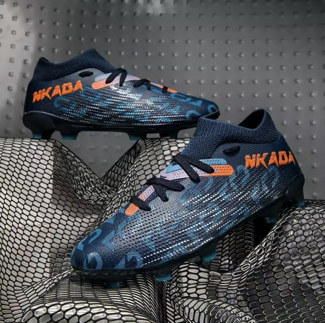 Chuteira Campo Masculina NKADA Azul - Volleio