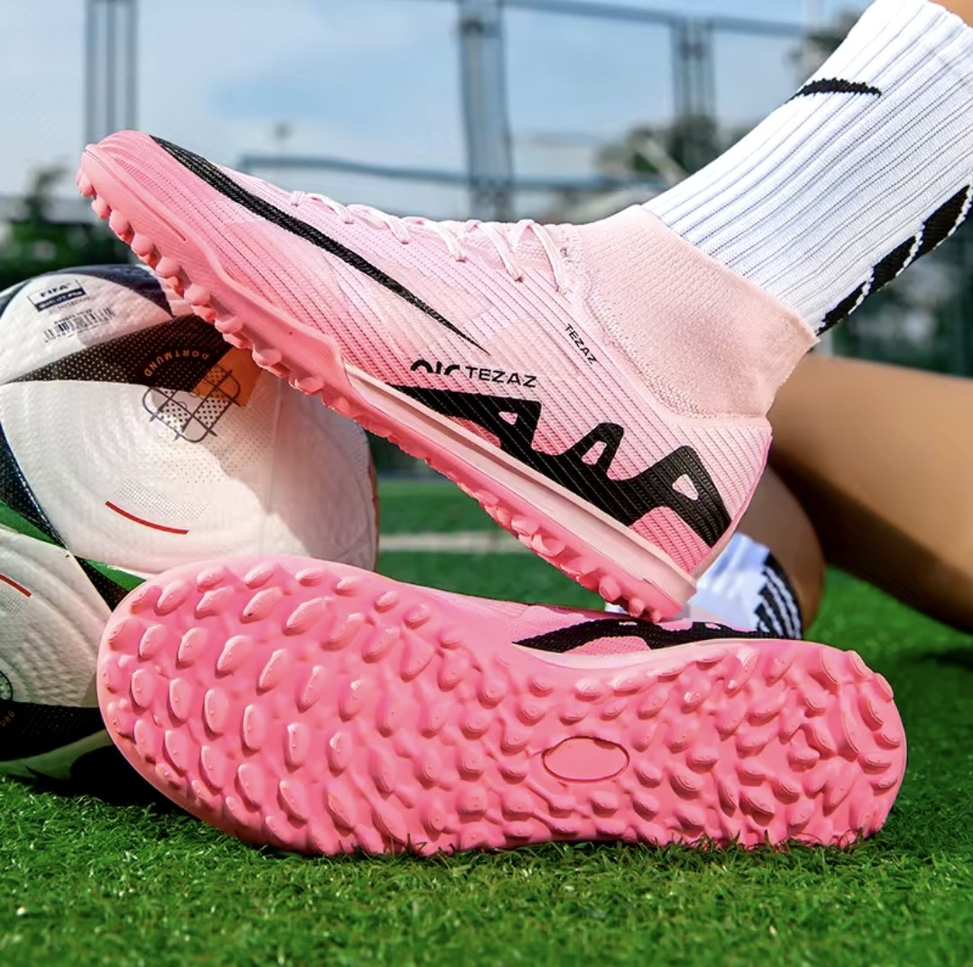 Chuteira Society Masculina Air Tezaz Tokyo Rosa - Volleio