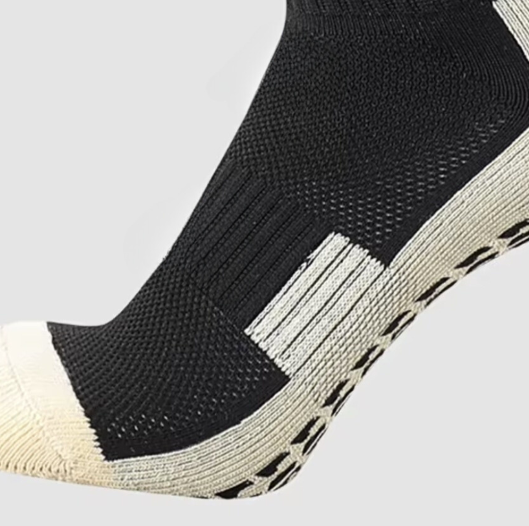 Meião Antiderrapante Phoenix Preto Masculino 