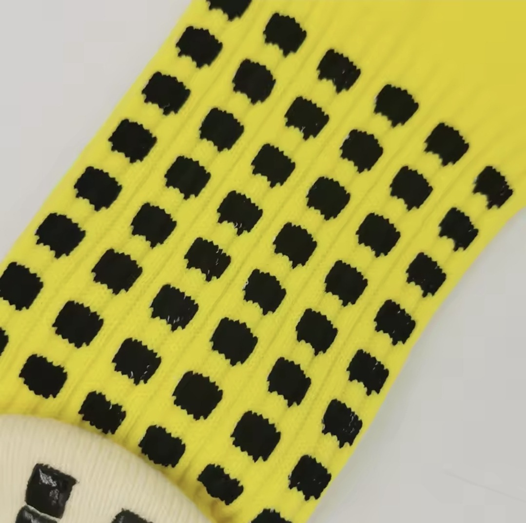 Meião Antiderrapante GripMax Amarelo Masculino 