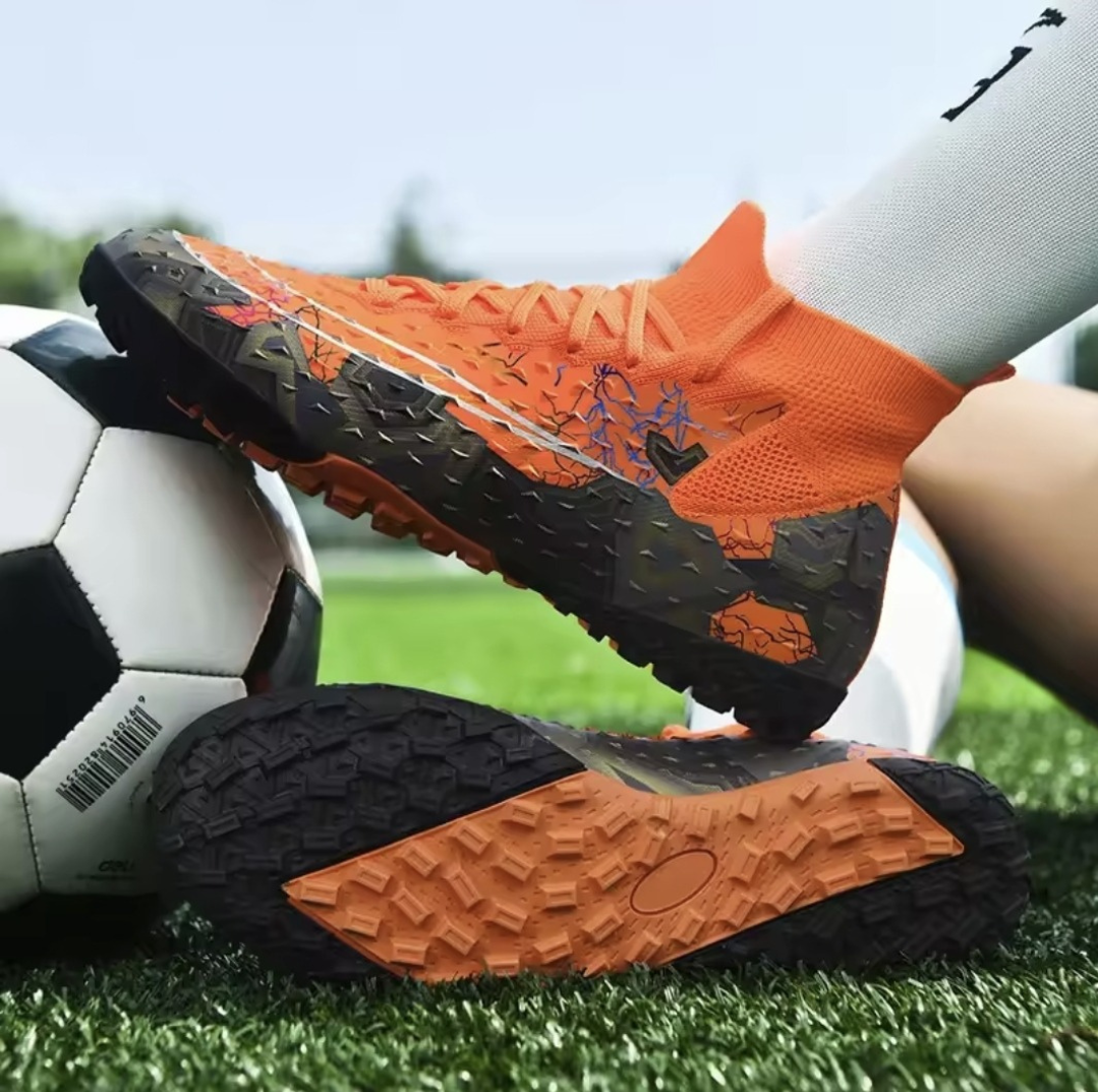 Chuteira Society Masculina Tempesta Laranja - Volleio