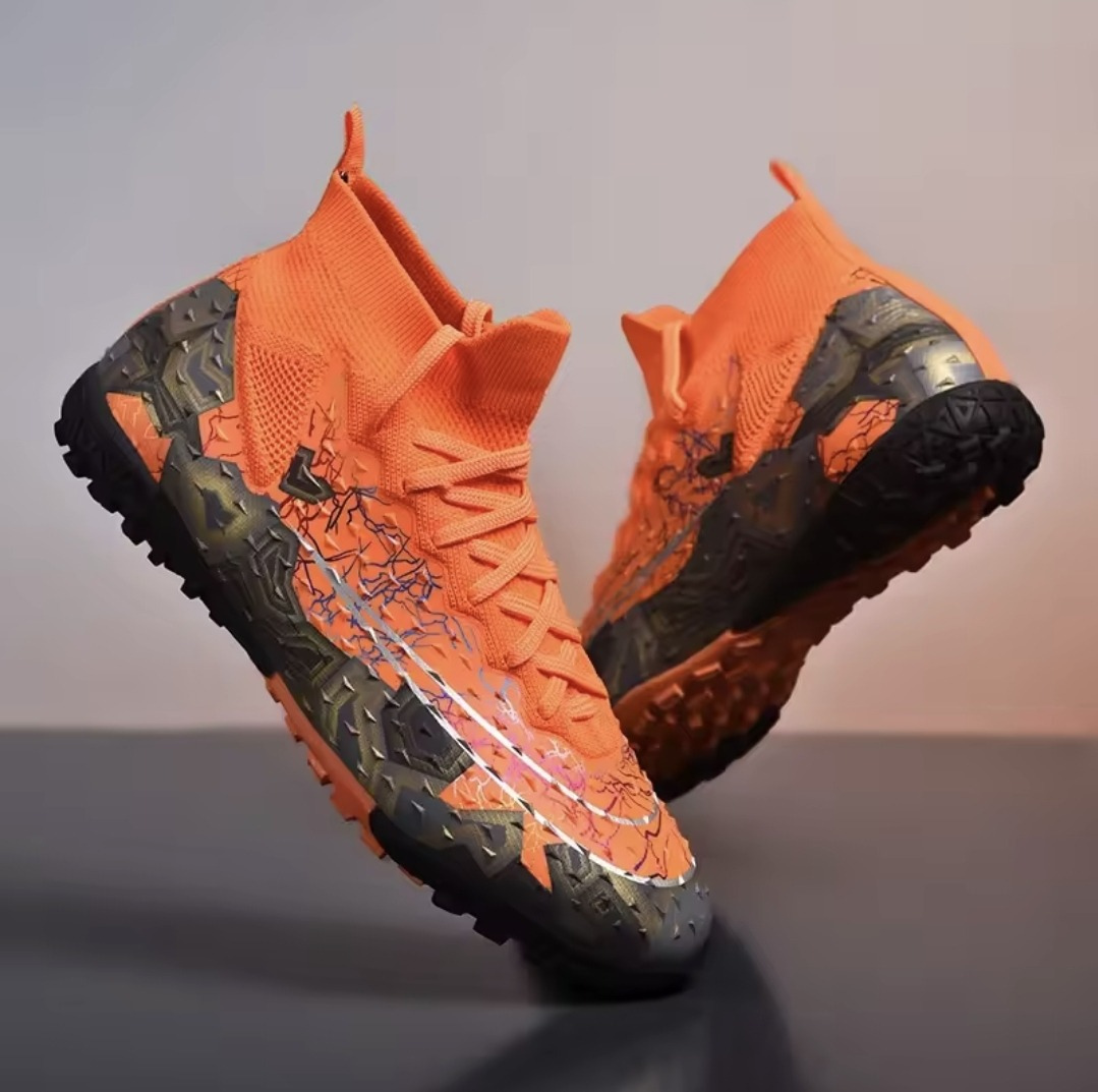 Chuteira Society Masculina Tempesta Laranja - Volleio
